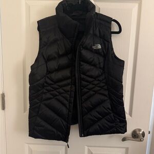 The North Face Charcoal Quilted Vest